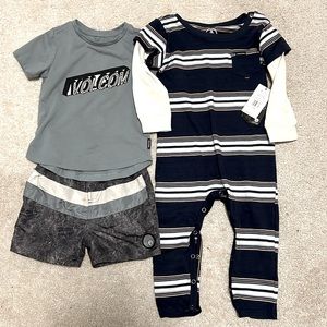 Volcom bundle 18/24 months NWT onesie!